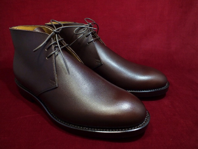 オイルドレザーのチャッカブーツ/名古屋紳士靴：名古屋の紳士靴店 